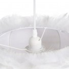 CEILING LAMP WHITE-GOLD FEATHER LIGHTING 40 X 40 X 25 CM thumbnail