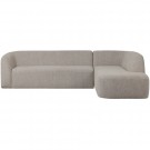 WOOOD SLOPING CORNER SOFA RIGHT OFF WHITE MELANGE thumbnail