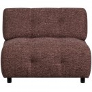 WOOOD LOUIS 1,5-SEATER COARSE MELANGE MAUVE thumbnail