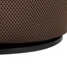WOOODSERRA SWIVEL ARMCHAIR IN POLYESTER/MESH FABRIC - 3D EFFECT - ESPRESSO thumbnail
