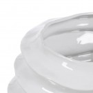 VASE WHITE CERAMIC DECORATION 45 X 44 X 47 CM thumbnail