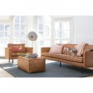 WOOOD RODEO SOFA 3-SEATER COGNAC thumbnail