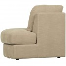 Vtwonen FAMILY 1-SEAT ELEMENT ROUND CORNER RIGHT WOVEN FABRIC SAND thumbnail