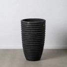 VASE GREY FIBER CEMENT DECORATION 72 X 72 X 100 CM thumbnail