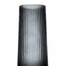 2stk, Vase i grått glass 12x12x29 thumbnail