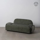 SOFA GREEN FABRIC ROOM 180 X 92 X 70 CM thumbnail