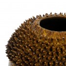 VASE MUSTARD CERAMIC DECORATION 32 X 32 X 48 CM thumbnail