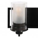 VEGGLAMPE  BLACK METAL / GLASS LIGHTING 36 X 17 X 21 CM thumbnail