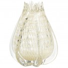 Crown håndformet vaseglass off white 24x18cm thumbnail