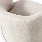 WOOOD SERRA SVINGSTOL I STOFFMIX,  OFFWHITE -FARGET thumbnail