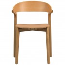  2 stk. WOOOD CRAS DINING CHAIR NATURAL thumbnail