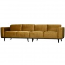 WOOOD STATEMENT 4-SEATER 280 CM VELVET HONEY YELLOW thumbnail