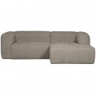 WOOOD BEAN CHAISE LONGUE RIGHT HEFTY MELANGE TRAVERTIN thumbnail