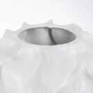 VASE WHITE CERAMIC DECORATION 33 X 33 X 48 CM thumbnail