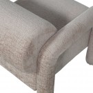 WOOOD LENNY ARMCHAIR IN MATT COARSE VELVET - SPOTTED SAND COLOR thumbnail