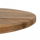 MAIN TABLE NATURAL-BLACK WOOD-IRON ROOM 90 X 90 X 35 CM thumbnail