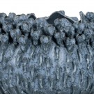 VASE BLUE CERAMIC DECORATION 30 X 30 X 27 CM thumbnail