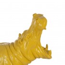 FIGURE HIPPO YELLOW RESIN 66 X 25,50 X 51 CM thumbnail