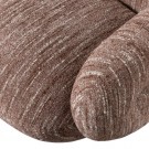 WOOOD FOLKE ARMCHAIR CHENILLE 2 farger Natur og old pink thumbnail