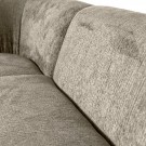 WOOOD SLOPING CORNER SOFA LEFT STRUCTURE VELVET WHEATFIELD thumbnail