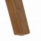 Lenestol brunt teak tre skinn 65x76x83 thumbnail