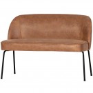 WOOOD VOGUE DINING BENCH LEATHER COGNAC thumbnail