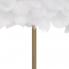 FLOOR LAMP WHITE-GOLD FEATHER LIGHTING 50 X 50 X 154 CM thumbnail