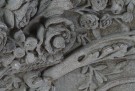 veggdekorasjon i Resin - i eldret grå 134X5X62 thumbnail