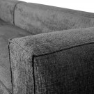 WOOOD BEAN CORNER SOFA LEFT STRUCTURE VELVET CLOUD SKY thumbnail