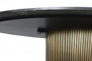 MESA OVALADA COMEDOR BRASS MARBLE 200X110X76 BLACK thumbnail