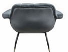 Abbey stol Slate Velvet  thumbnail