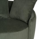 3 SEATER SOFA GREEN FABRIC ROOM 197 X 96 X 75 CM thumbnail