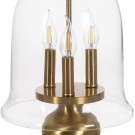 CEILING LAMP GOLD METAL / GLASS LIGHTING 33 X 33 X 54 CM thumbnail