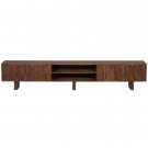 WOOOD LAVISH TV UNIT WITH DESIGNED DOORS WOOD WARM BROWN thumbnail