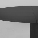 OLIVIA DINING TABLE BLACK 150 + 50 CM thumbnail