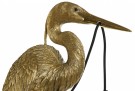 FIRST - RESIN METALL 37X24X74 HERON GOLDEN thumbnail