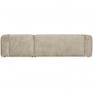 WOOOD BEAN CORNER SOFA RIGHT STRUCTURE VELVET BUTTERMILK thumbnail