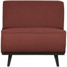 WOOOD STATEMENT 1-SEATER ELEMENT BOUCLE CHESTNUT thumbnail