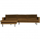 WOOOD RODEO CHAISE LONGUE RIGHT VELVET GREEN FOREST thumbnail