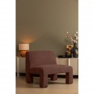 WOOOD Lavid armchair in Teflon-coated polyester - chestnut  thumbnail