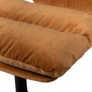 WOOOD YARO ARMCHAIR WITH FOOTSTOOL - GINGER  thumbnail