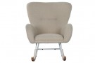 ROCKING CHAIR METAL POLYESTER 68X90X95 BORREGUITO thumbnail