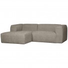 WOOOD BEAN CHAISE LONGUE LEFT HEFTY MELANGE TRAVERTIN thumbnail