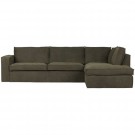 WOOOD FREDDIE CORNER SOFA RIGHT WARM GREEN thumbnail