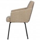 WOOOD MOUNT DINING CHAIR WITH ARMREST 3D CHENILLE SAND thumbnail