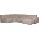 WOOOD AVELON U-SOFA BROWN MELANGE thumbnail