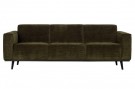 WOOOD STATEMENT 3-SEATER 230 CM FLAT RIB WARM GREEN thumbnail