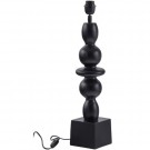 WOOOD Chrissie table lamp base metall svart thumbnail