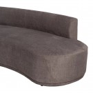 SOFA 3 PIECES GREY OLD FABRIC ROOM 405 X 112 X 70 CM thumbnail