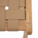 Sittebenk beige teak tre-skinn 140x59x89 thumbnail
